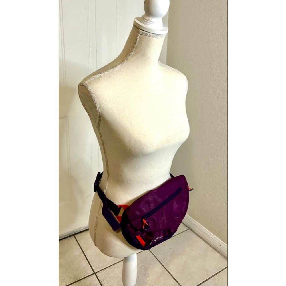 Outdoor Products Purple And Orange Fanny Pack Belt Pouch Waist Hiking Crossbody - Picture 8 of 8